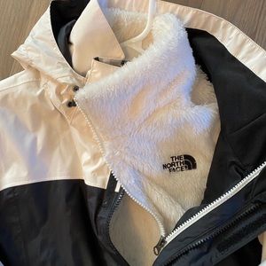 NorthFace Ski Jacket Black and White